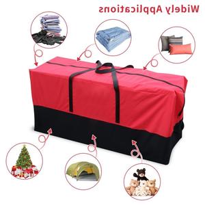 Bolsa de Almacenamiento para Árbol de Navidad, Tela Oxford Impermeable y Antipolvo, Rectangular, 122x38x51cm 165x38x76cm, para Guardar en Armario - Product Image 3
