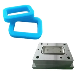 High quality Directly factory custom ABS Plastic parts Customized silicone mold Square silicone sealing ring