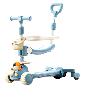 <span class=keywords><strong>Scooter</strong></span> Multifuncional 5 en 1 de Plástico para Niños, Plegable, con Cuatro Ruedas - Product Image 2