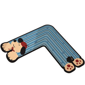 Alfombra de Baño de Tierra de Diatomeas en Forma de L con Diseño de Cachorro de Dibujos Animados, Antideslizante y Absorbente, para la Entrada del Hogar - Product Image 1