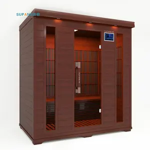 2024 New dry sauna with intelligent control panel indoor wood infrared portable sauna room