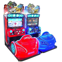 Jeu d'arcade éducatif pour enfants : simulateur de conduite de course, monoplace, avec support anglais, fonctionnant à pièces