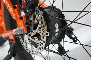 패션 26 인치 8 속도 전체 서스펜션 큰 타이어 지방 자전거 산악 자전거 지방 타이어 내리막 전기 자전거 성인