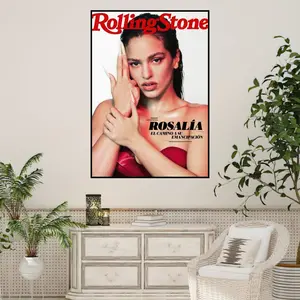 Певец Розалия испанский мотомами постер с принтами Настенная Наклейка с изображением спальни гостиной украшения офиса дома самоклеящиеся