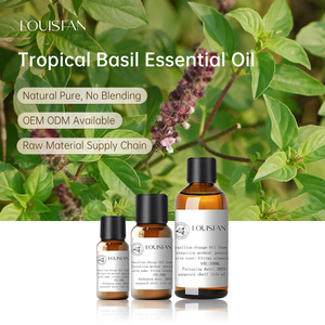 Aceite Esencial de Albahaca Tropical 10ml Destilado 100% Puro Natural Orgánico de Primera Calidad para Aromaterapia, Belleza, Spa, <span class=keywords><strong>Difusor</strong></span>, Hierbas - Product Image 1