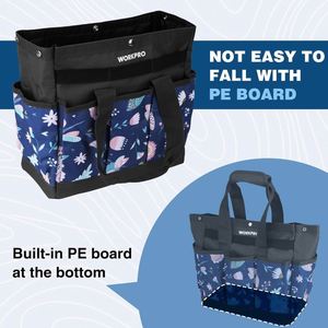 Free sample Maker's Garden Tool Bag Gardening Home <b>Storage</b> <b>for</b> Men and Women <b>Basket</b> Tool Kit Bag with Hand Tooled Handbag - Product Image 5