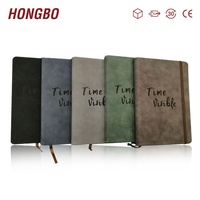 Carnet personnalisé OEM A5 de journal planificateur rechargeable couverture tissu papier relié en cuir à couverture rigide minimum bas