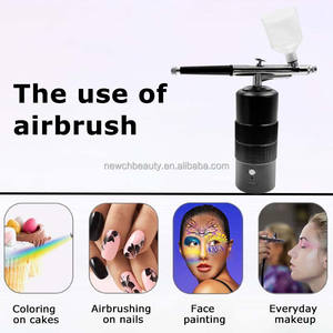 Mini kit d'aérographe pour ongles avec compresseur d'air ABS, ensemble de charge USB pour décorateurs de gâteaux, pistolet de peinture DIY, machine à tatouer - Product Image 2