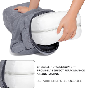 Ensemble de housse de <span class=keywords><strong>couette</strong></span> en sarrasin en coton biologique imprimé personnalisé coussin de <span class=keywords><strong>traversin</strong></span> de yoga en chanvre lavable - Product Image 2