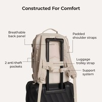 Sac à dos de voyage respirant de haute qualité personnalisé avec compartiment pour ordinateur portable et chaussures pour les voyages d'affaires de week-end