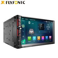 Sistema de Radio para Auto Flysonic QLED de 7 Pulgadas 1280x720, Android 2 Din con Navegación y Reproductor de DVD
