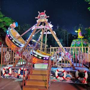 Projet de profit d'amusement pour enfants Fairground Kids Game Swing Boat 10 places Petit <span class=keywords><strong>bateau</strong></span> <span class=keywords><strong>pirate</strong></span> à vendre - Product Image 4