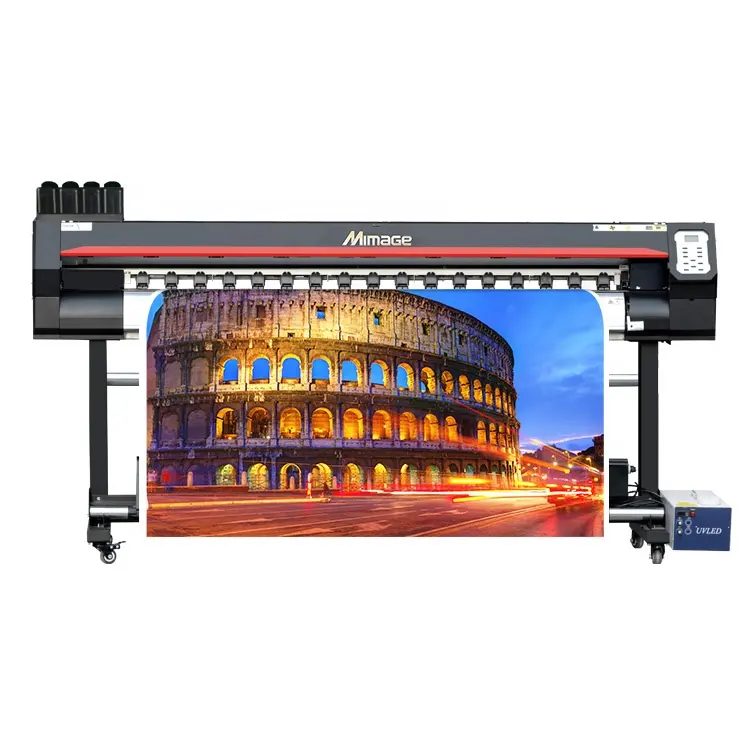 Mimage/Locor 1.6M 1.8M 5ft 6ft 4720/I3200 Zachte Plafond 3D Behang Grootformaat Uv Roll om Roll Printer