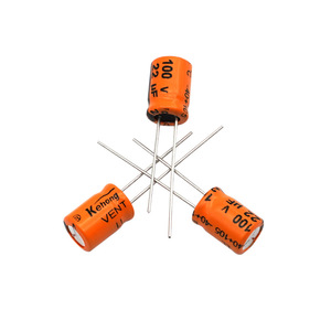 Custom Made Low-Leakage Aluminum Electrolytic <b>Capacitor</b> 100V 22UF 8x12 Through-Hole Type - Product Image 2
