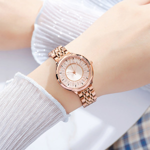 Reloj de Pulsera de Acero Inoxidable para Mujer, Diseño de Moda con Cielo Estrellado, Resistente al Agua, Especial de Navidad - Product Image 3