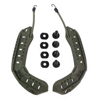 Oliver Green Nylon FAST MICH Rails de guidage latéraux pour casque tactique pour équipement de protection de casque