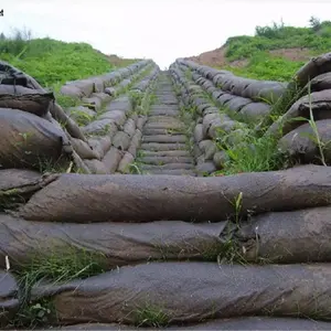 Geotubo de controle de erosão com proteção contra UV de alta resistência para paredes marítimas