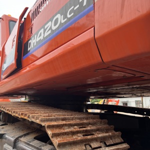Doosan DH420LC-7 42 Ton Hydraulic Crawler Excavator Orange Heavy Duty Construction Equipment Used 2022 Model - Product Image 3
