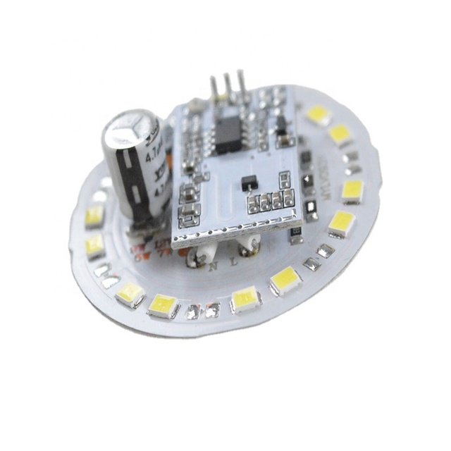 Radar Induction Light Source 7W 9W 12W DOB Led Smd Corridor Induction Light Source Pcba