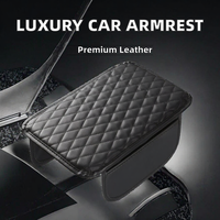 Accoudoir central avant en cuir de luxe pour voiture avec rangement, accessoires intérieurs de voiture