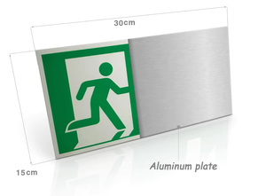 2024 Top Nhôm Tùy Chỉnh Bền Không Thấm Nước Cháy Thoát Dấu Hiệu Cho Trường Học Xây Dựng Cộng Đồng Đường - Product Image 3