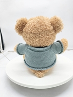 Ours en peluche court en coton PP, jouet compagnon pour enfants, avec manteau fourré, idéal comme cadeau