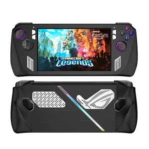 Protective Shell For ROG ALLY Game Console Rubber Skin with Luminous Strip Full Protector For ROG ALLY Silicone Case
