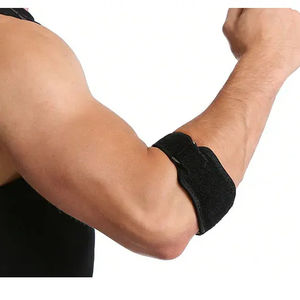 Protector Universal para Codo y <span class=keywords><strong>Rodilla</strong></span>, Ajustable, Ligero, con Cierre Magnético de Silicona, Cinturón de Soporte Extraíble, Protección para Tenis y Deportes - Product Image 1