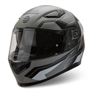 Befast Ventus III Casco integral plata mate negro L - Product Image 1