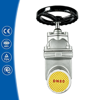 Katup Gerbang Dn80 Pn25 Duplex Stainless Steel Nrs Grooved Resilient Seat Quick Connect Dn150 untuk Industri Irigasi
