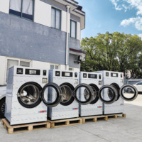 Meilleures ventes de lave-linge commercial à économie d'énergie Lave-linge entièrement automatique à monnayeur montage rigide pour laverie automatique