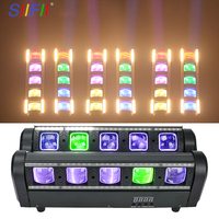 Tira de Luces LED de 10 x 30 W, Luz de Haz Móvil RGBW Pixel LED para Bares, Conciertos, Espectáculos, Pubs