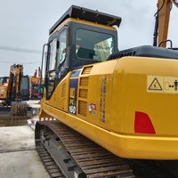 Excavatrice Komatsu PC160 d'occasion à faible nombre d'heures, 16 tonnes, godet de 0,65 m, économie de carburant, prête à être expédiée