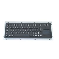 Clavier mécanique industriel en métal étanche à 65 touches avec trackball ou pavé tactile