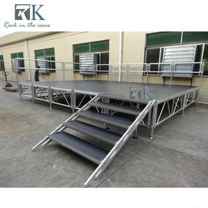 Plataforma de Aluminio para Exhibiciones de 4 pies x 8 pies, Plataforma Ajustable para Cargas Pesadas - Product Image 4