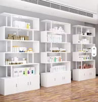 Estantería de Madera para Almacenamiento, Librería, Exhibidor para Salón de Belleza, Peluquería, Gimnasio, Dormitorio, Comedor, Baño