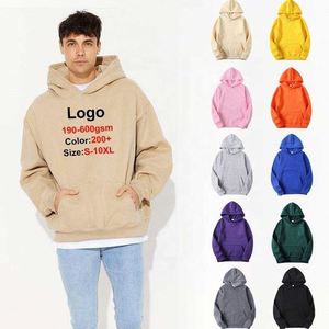 High Quality Wholesale Cotton Plus Size Men Sweater for Men Cheap Blank 100% Polyester Unisex Custom Printing Hoodie - Product Image 2