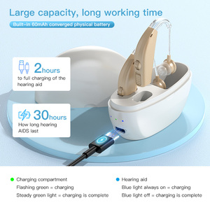 Appareils Auditifs BTE Rechargeables pour Seniors Liste de Prix Fabricant d'Aides Auditives Numériques Portables Audifonos Para Sordos - Product Image 3