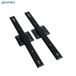 Scivolo per cassetto pieghevole invisibile da 35mm | Guida per porta tascabile in lamiera d'acciaio a due sezioni per mobili - Product Image 3