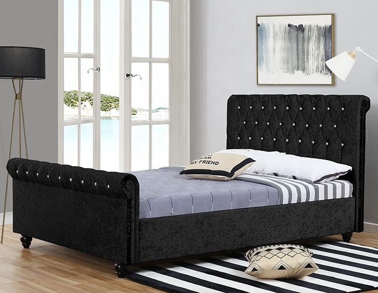 Willsoon Design moderno Chesterfield slitta King/Queen letto