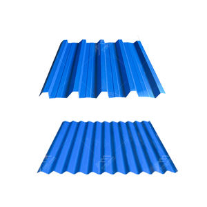 เครื่องจักรผลิตแผ่นหลังคาทรงสี่เหลี่ยมคางหมู 686 และแผ่นหลังคาลูกฟูก 762 แบบสองชั้น ที่ปรับแต่งได้ตามความต้องการจากแอฟริกาใต้ - Product Image 6