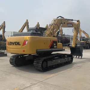 HanPei Earthmoving Machine 22 Ton Excavator Crawler Digger FR220D With Breaking Hammer