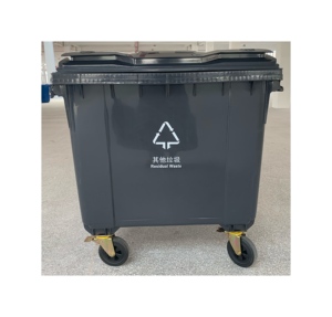 Cubo de <span class=keywords><strong>basura</strong></span> plástico <span class=keywords><strong>del</strong></span> cubo de <span class=keywords><strong>basura</strong></span> móvil de los contenedores de <span class=keywords><strong>basura</strong></span> de gran tamaño de 1100 litros - Product Image 2