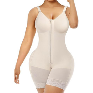 Wholesale Custom logo Gather and Pull Together High Waist Women Tummy Control Invisible Slimming Shapewear Bodysuit - Product Image 3