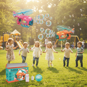 36pcs/CS Helicopter <b>Bubble</b> Toy Fun <b>Bubble</b> Machine for <b>Kids</b> Model ZR163 - Product Image 2