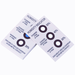 Thẻ phát hiện chỉ báo độ ẩm PCB giấy kiểm tra dính tròn có thể đảo ngược 3 điểm nhãn chống ẩm 30% 50% môi trường - Product Image 2