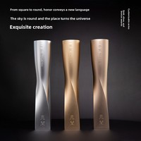 Nouvel Arrivage Trophée Carré en Alliage d'Aluminium Gravé au Laser pour Compétition, Employé d'Excellence, Remise de Diplôme, Retraite