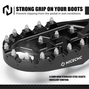 Repose-pieds en aluminium forgé NICECNC pour moto KTM XC/XCF/SX/<span class=keywords><strong>SXF</strong></span> 125 250 300 <span class=keywords><strong>350</strong></span> 450 500 <span class=keywords><strong>2023</strong></span> 2024 - Product Image 4