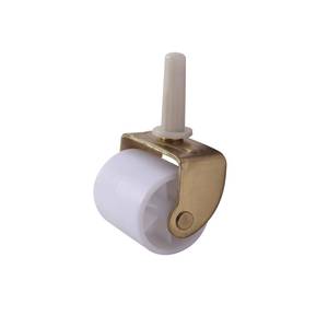 Rouleau de lit 2-1/8" en plastique blanc - Product Image 1