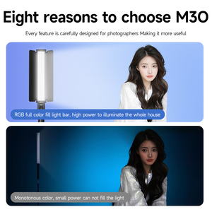Beiyang M30 cầm tay RGB LED ống ánh sáng 10000mAh có thể sạc lại điều khiển từ xa ngoài trời điền vào ánh sáng chụp ảnh video Stick ánh sáng - Product Image 4